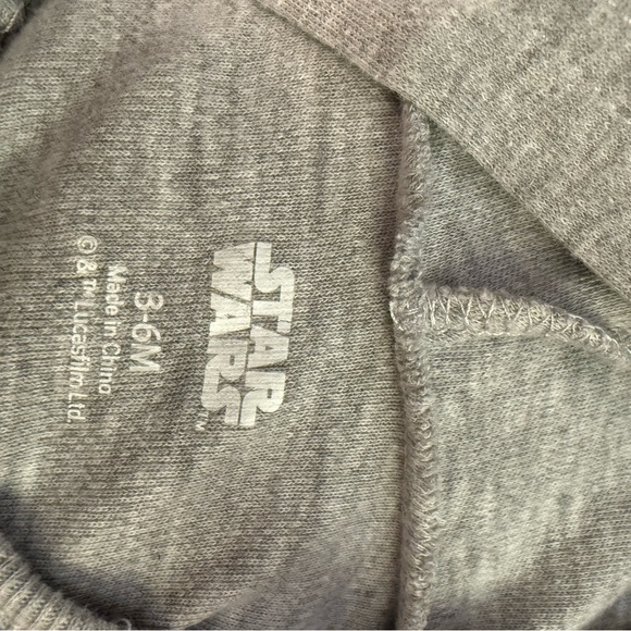 Star Wars Gray Baby Bodysuits / Onsies - Picture 6 of 9
